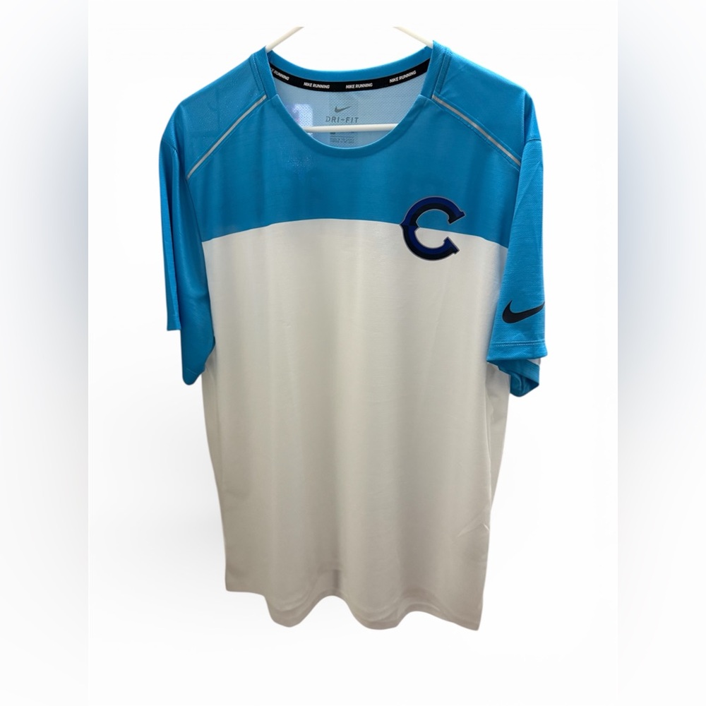 Nike Men's Blue and White Chicago Marathon